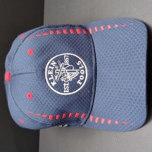 Klein Tools USA Blue/Red Baseball Cap With Adjustable Velcro Back
